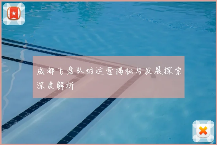 成都飞盘队的运营揭秘与发展探索深度解析